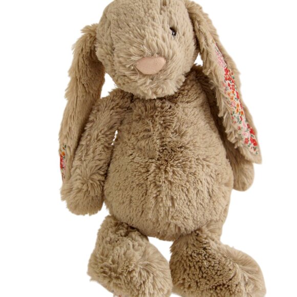 Jellycat Light Brown Bashful Bunny Rabbit Soft Toy Plush Soother 12" Size EASTER - Picture 3 of 7